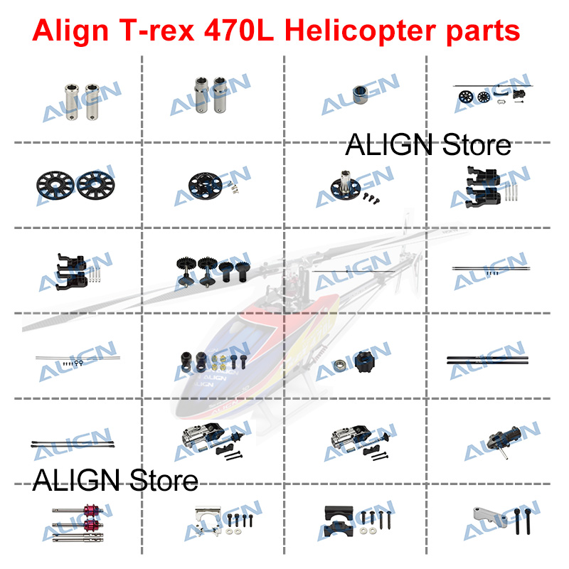 Rc Helicopter Bag - Ausrichten Sie Trex 470L Autorotation Tail