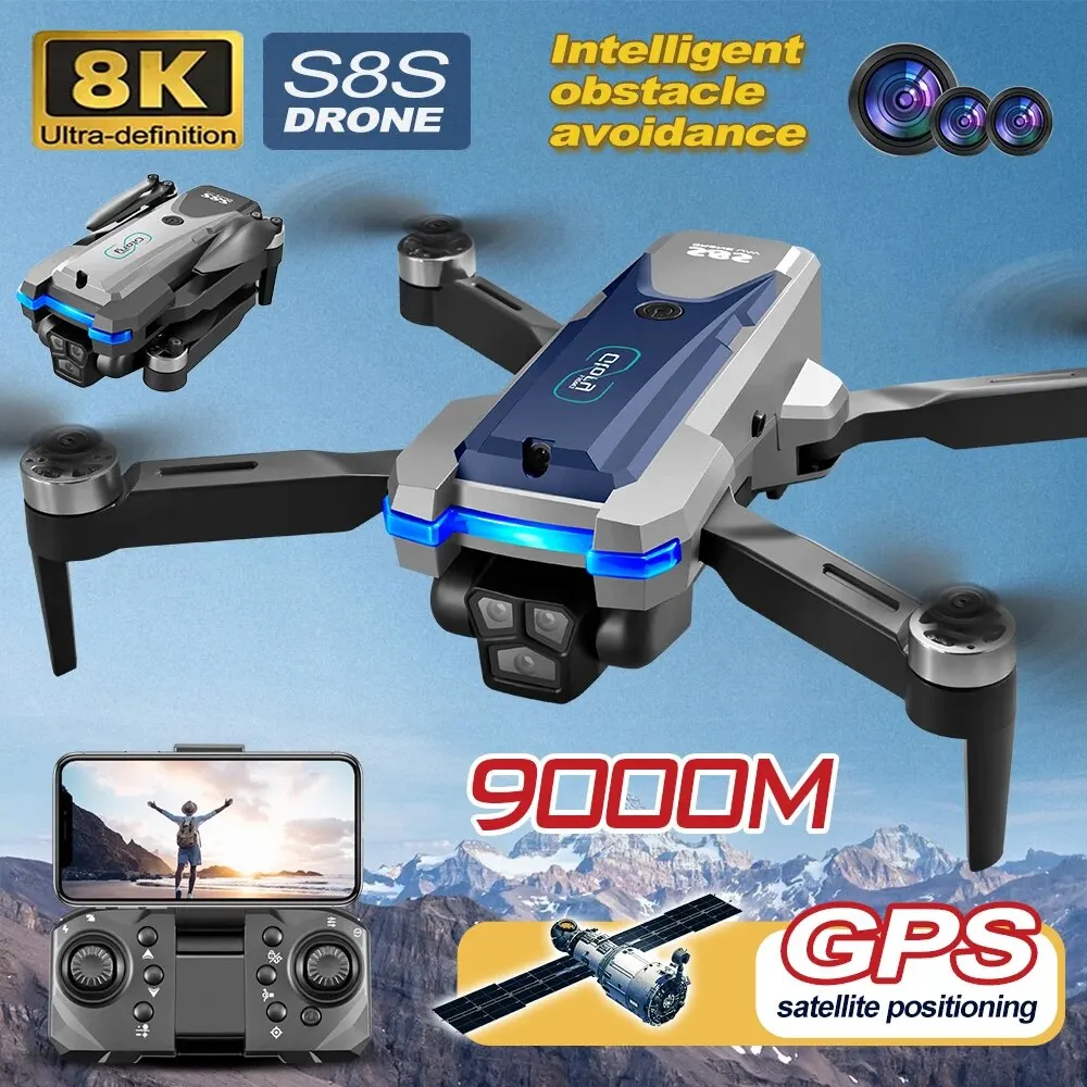 Rc Helicopter Case - S8s gps drohne 5g wifi 8k
